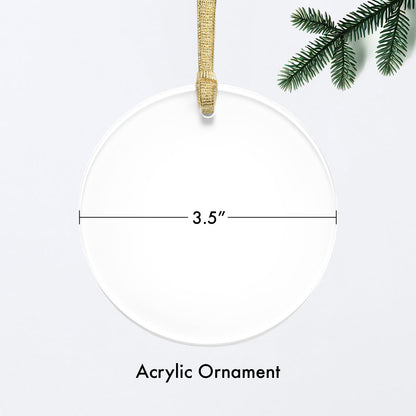 Acrylic Family Christmas Trees Ornament